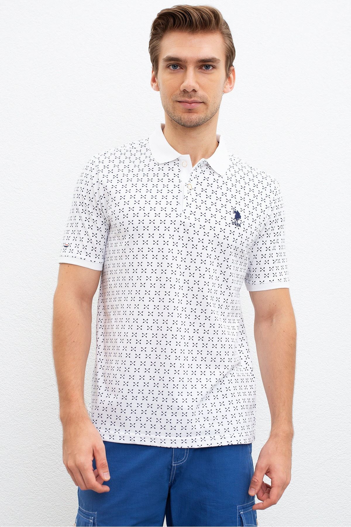 U.S. Polo Assn. Erkek Polo Yaka T-Shirt G081SZ011.000.1007196