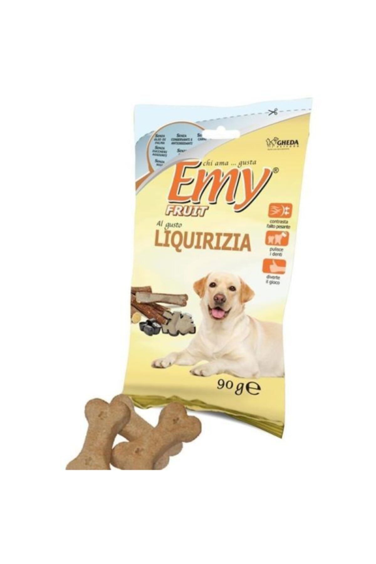 Emy Fruit Liquiriza - Meyan Köklü Köpek Ödülü 90 Gr. X 2 Adet