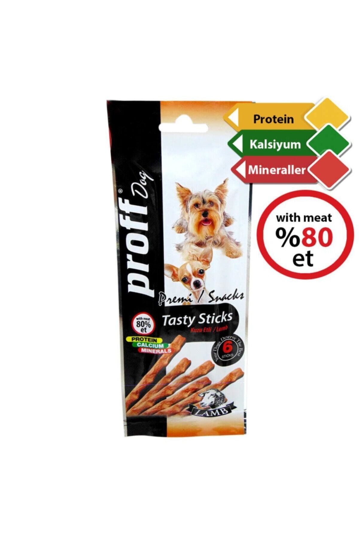 Proff Dog Kalsiyumlu Kuzu Etli Köpek Ödül Çubuğu (6 Sticks )