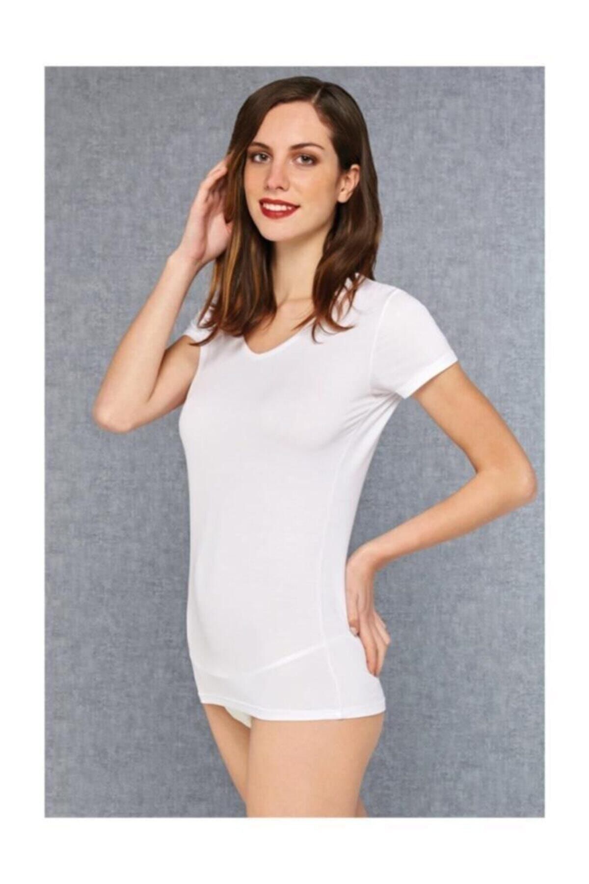 Doreanse Kadın Beyaz T-shirt