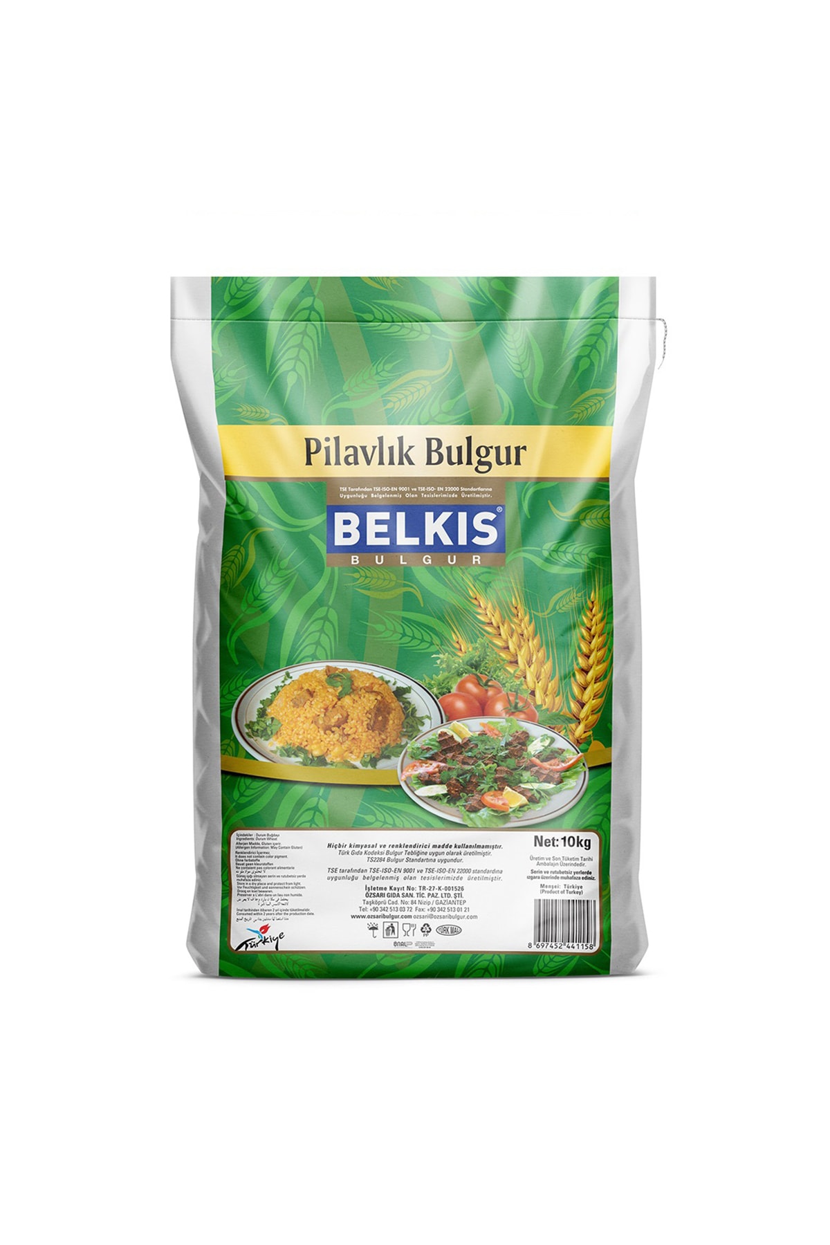 ÖZSARI Belkıs Pilavlık Bulgur 10 Kg