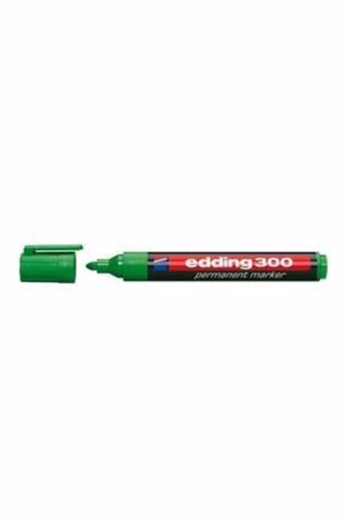 Edding 300 Her Yüzeye Yazan Çok Amaçlı Markör Plastik Gövdeli Yeşil