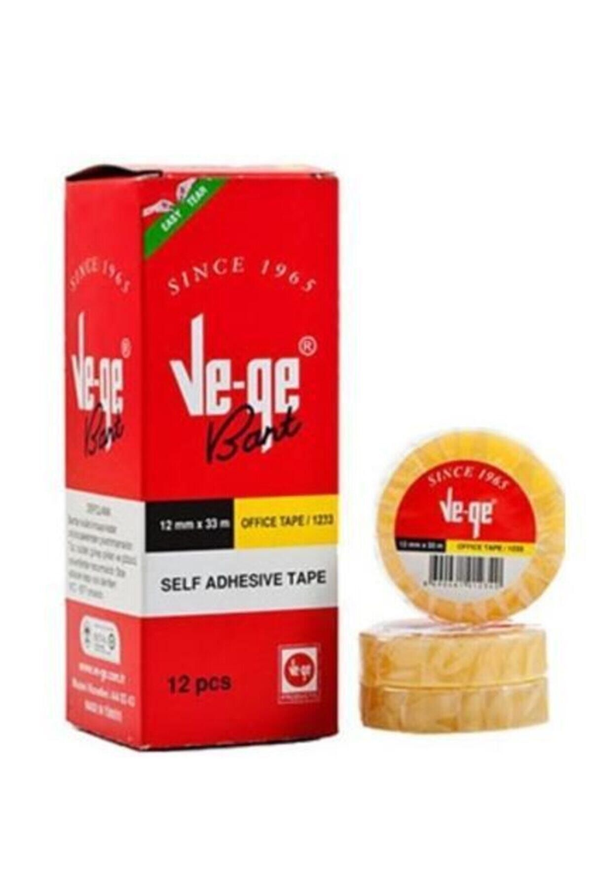 Vege 12 Adet Ve-ge Sarı Şerit 12x33 Ekonomik Bant Eto1233