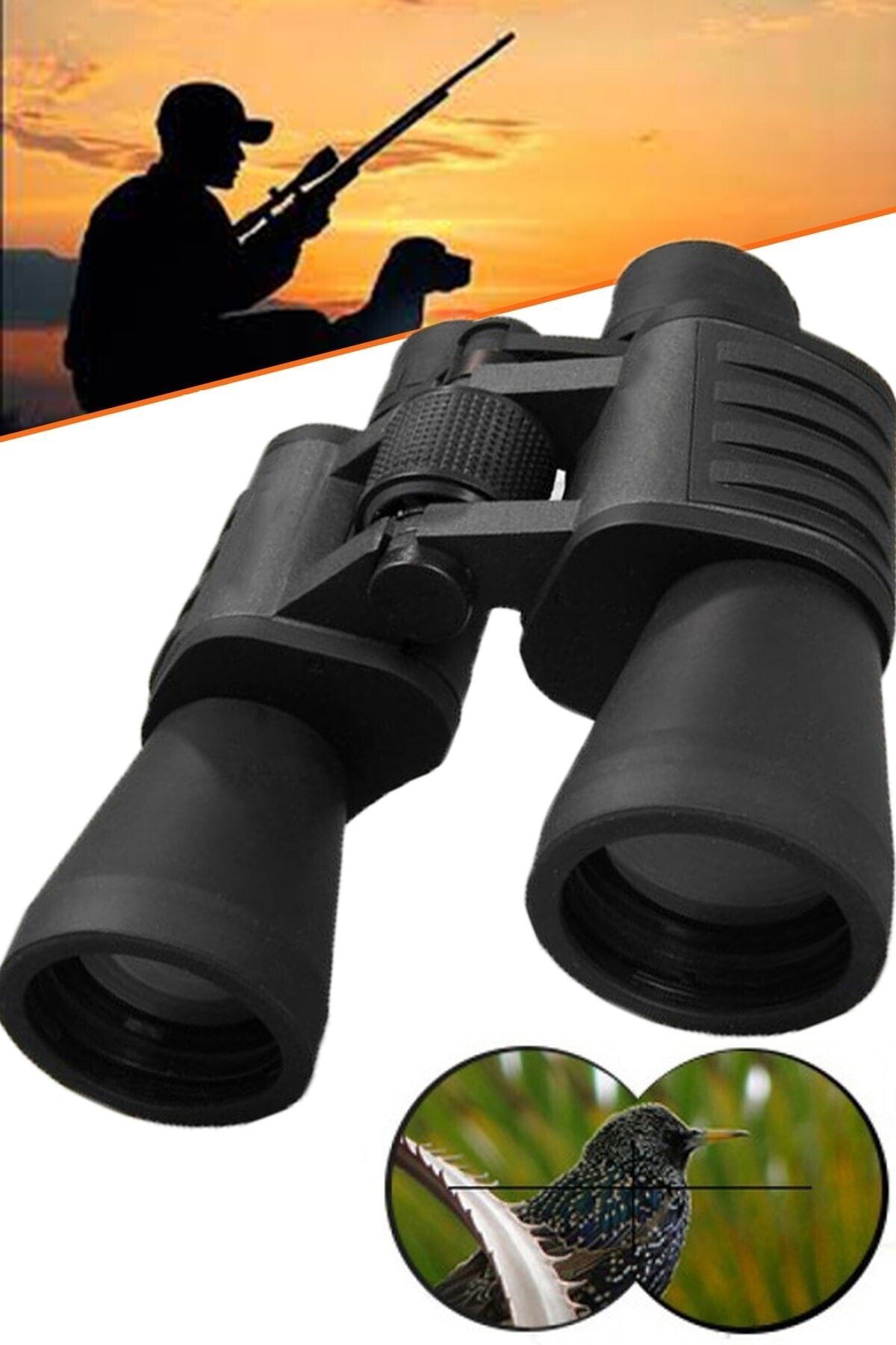 Markafox Fine Tool Siyah Binoculars Kamuflaj 750 X 750 Çift Göz Zoomlu Profesyonel El Dürbünü 1410