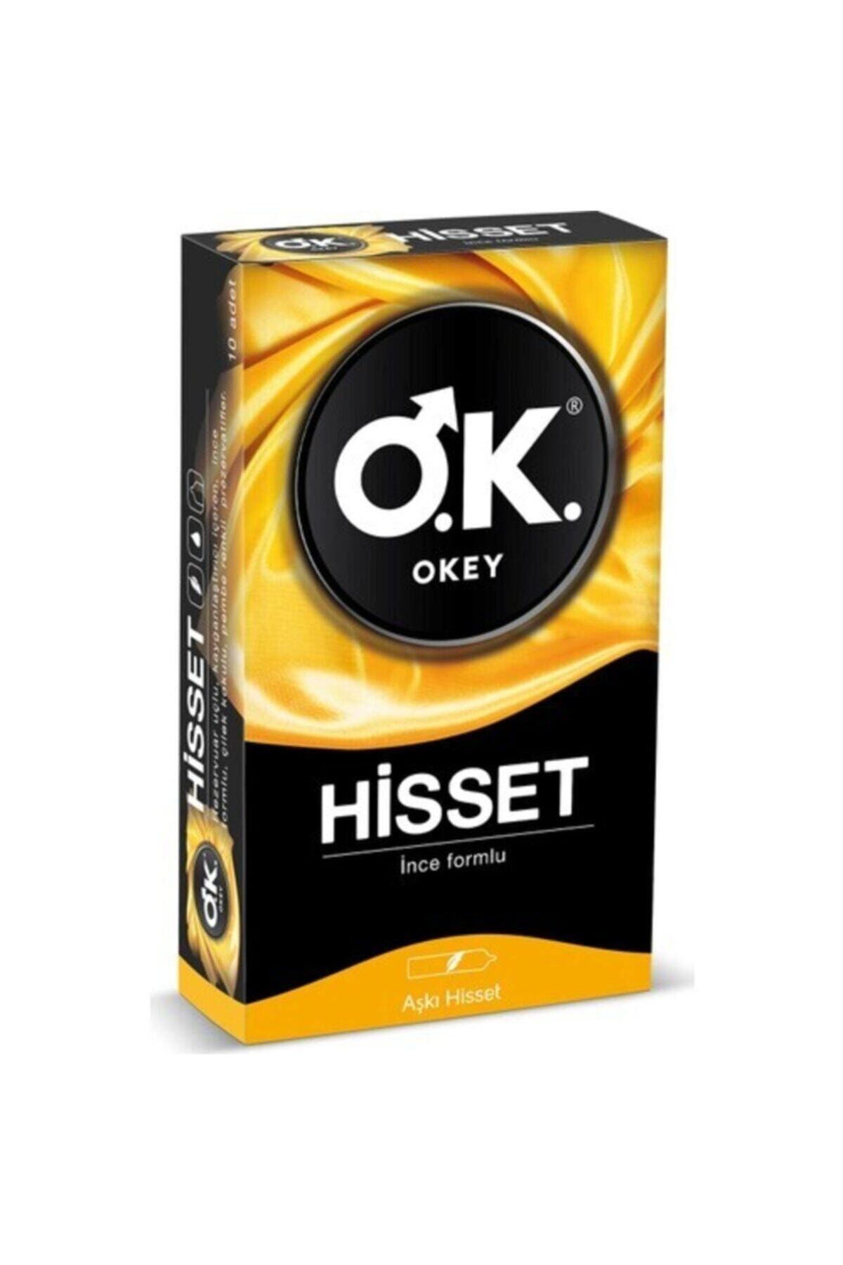 Okey Hisset 10`lu Prezervatif