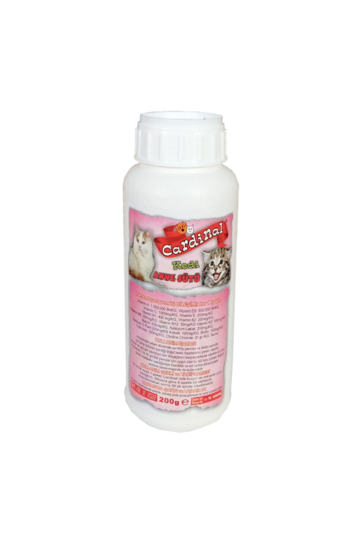 EvimShopping Cardinal Yavru Kedi Süt Tozu 200 Gr Kapaklı Ambalaj
