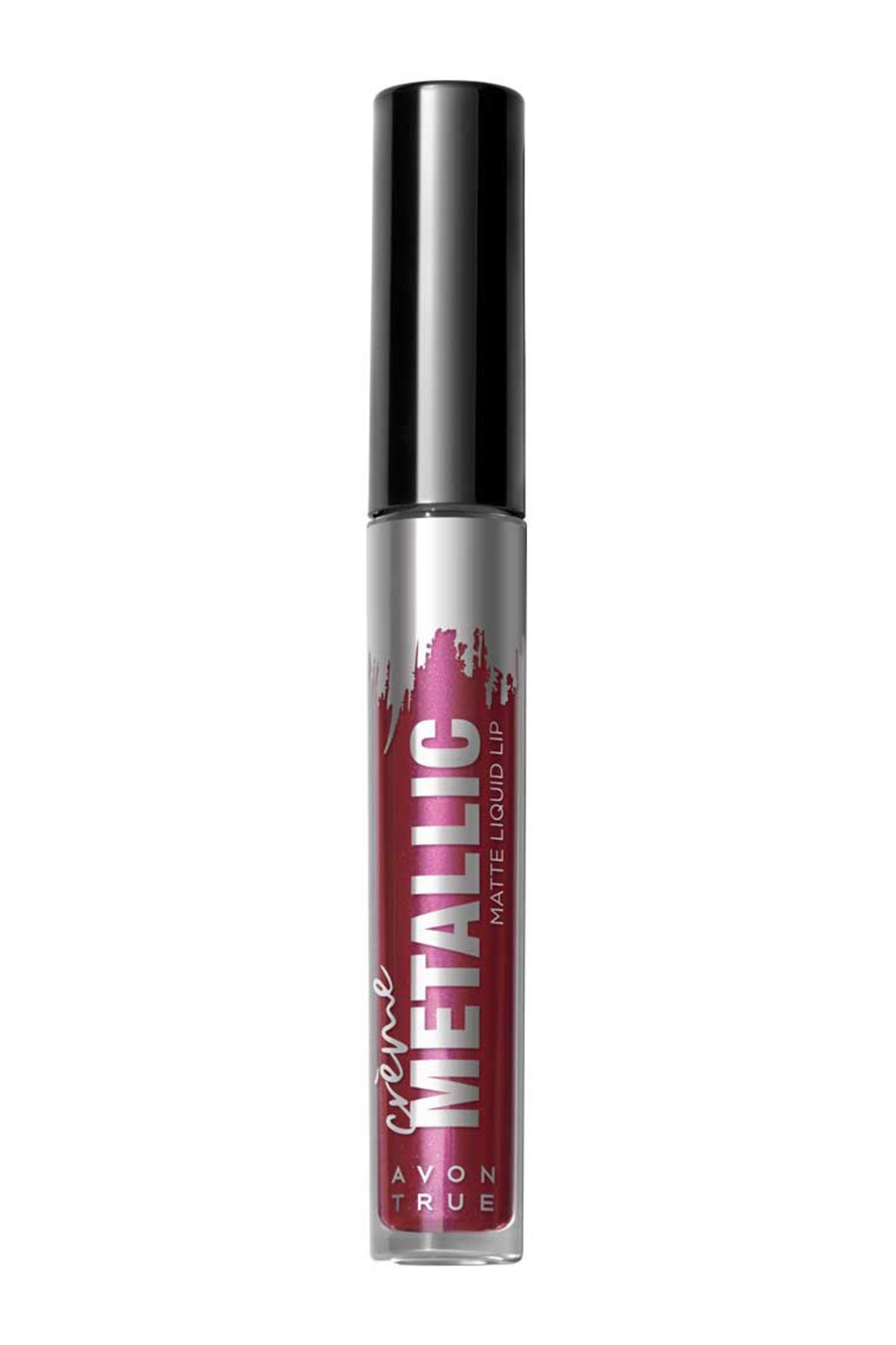 AVON True Creme Metallic Mat Likit Ruj Metallic Plum