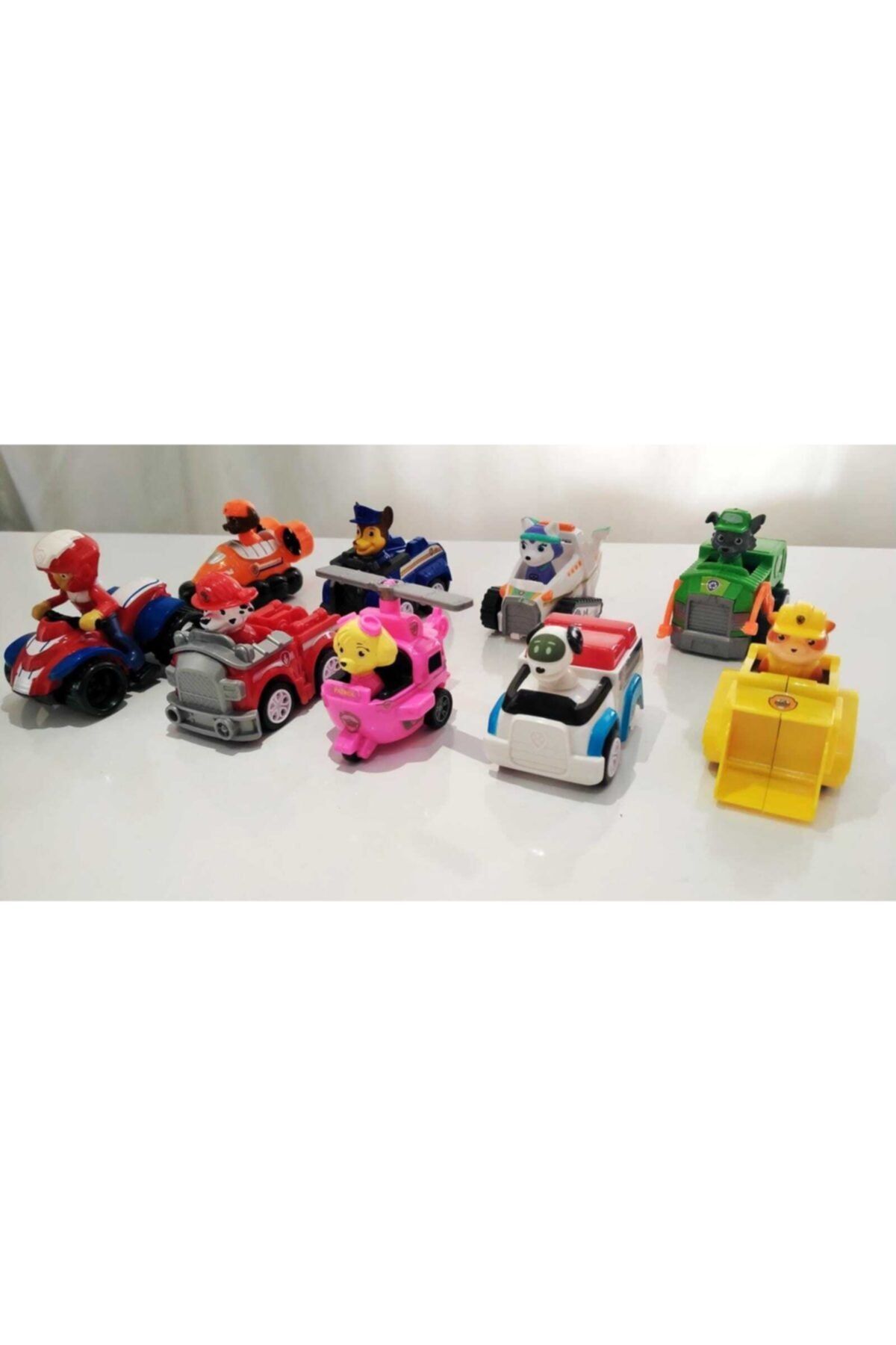 PAW PATROL Dogs Patrol Educational Dogs Set of 9 Figure Vehicles