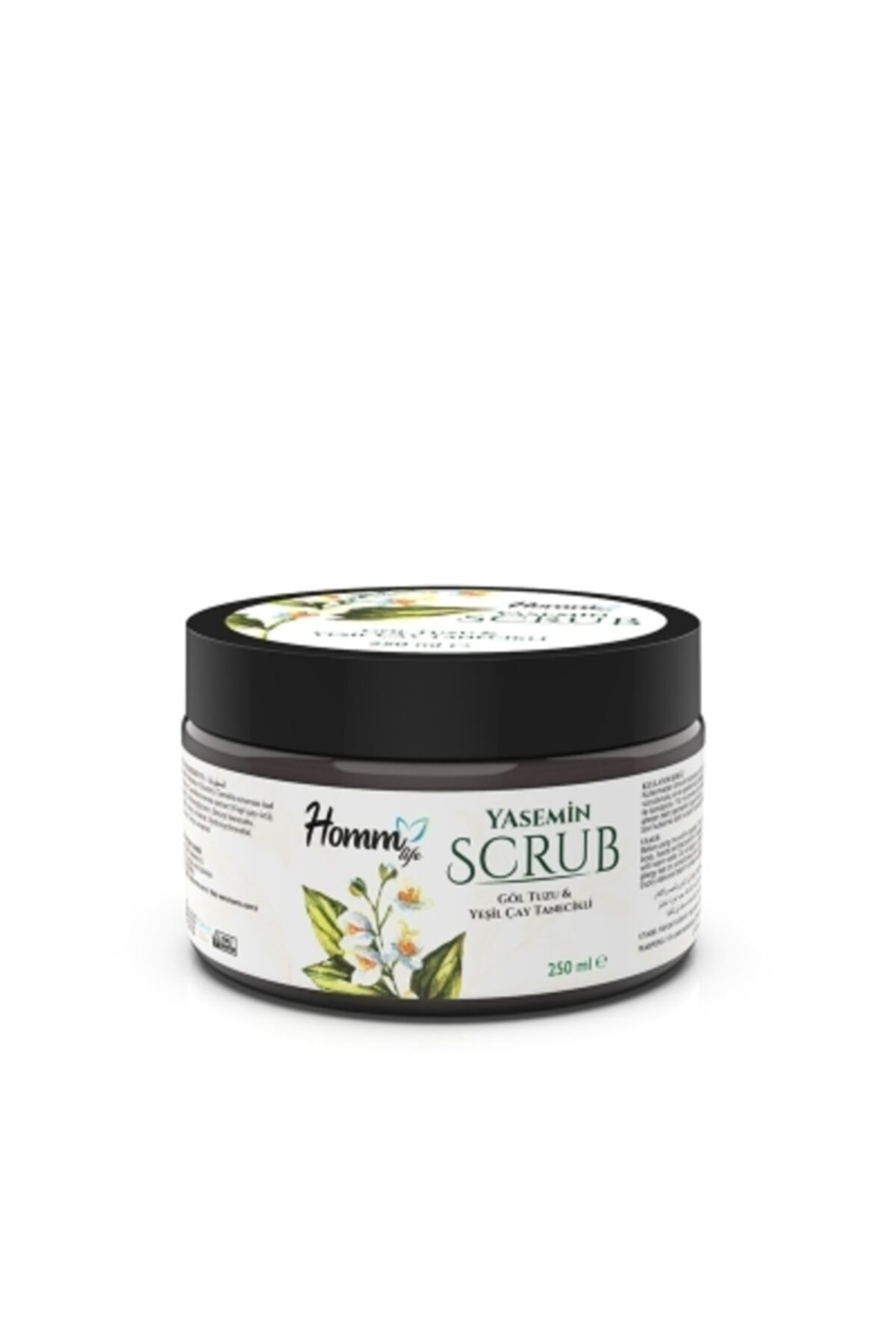 Homm Bitkisel Homm Life Yaseminli Yeşil Çaylı Bitki Tanecikli Scrub 250 Ml