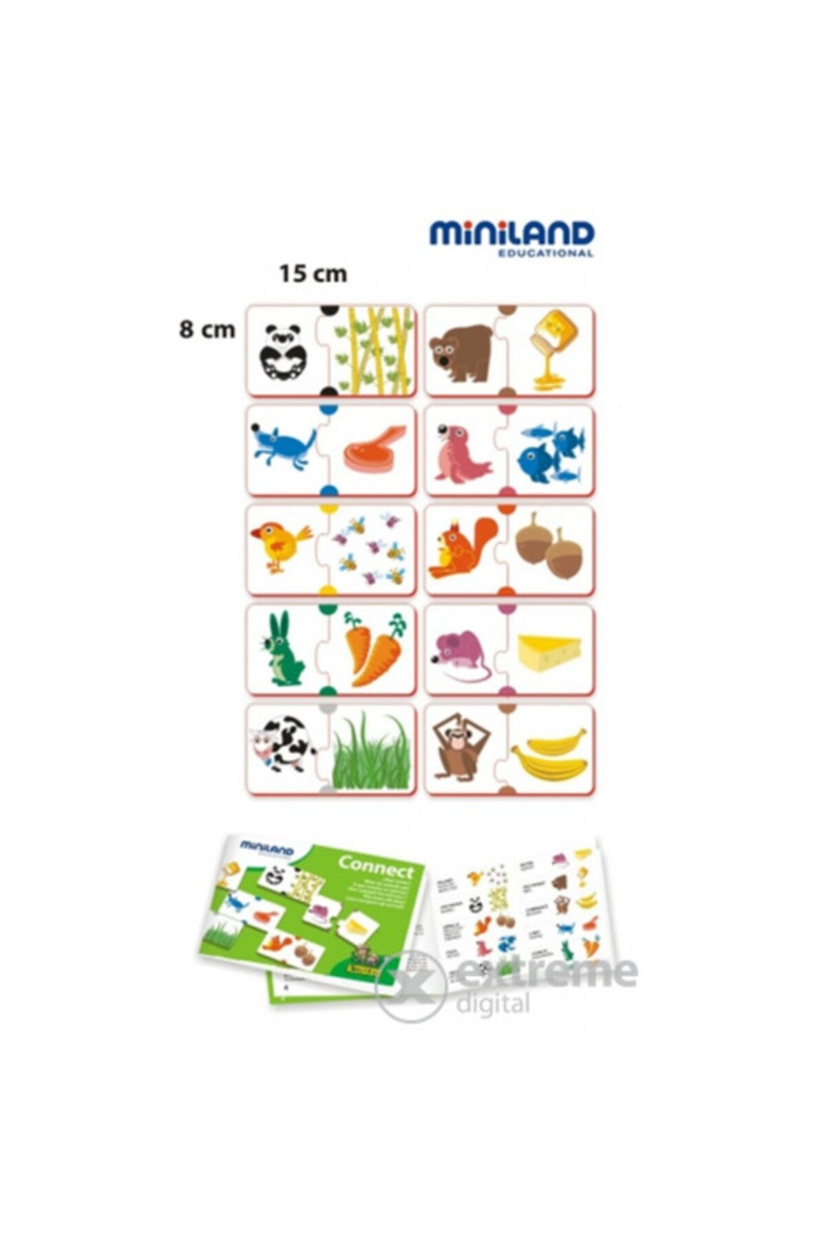 Miniland Hayvanlar Ne Yer Puzzle Set