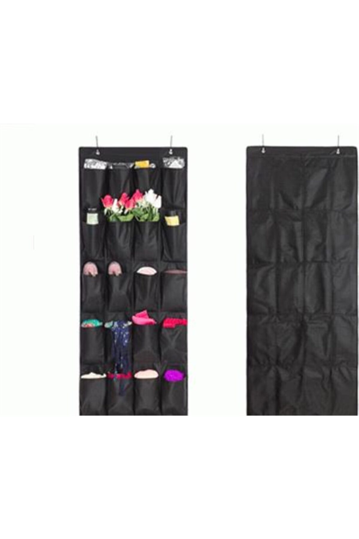 Buffer Siyah Kapı Arkası Çok Amaçlı Organizer  20 Cepli