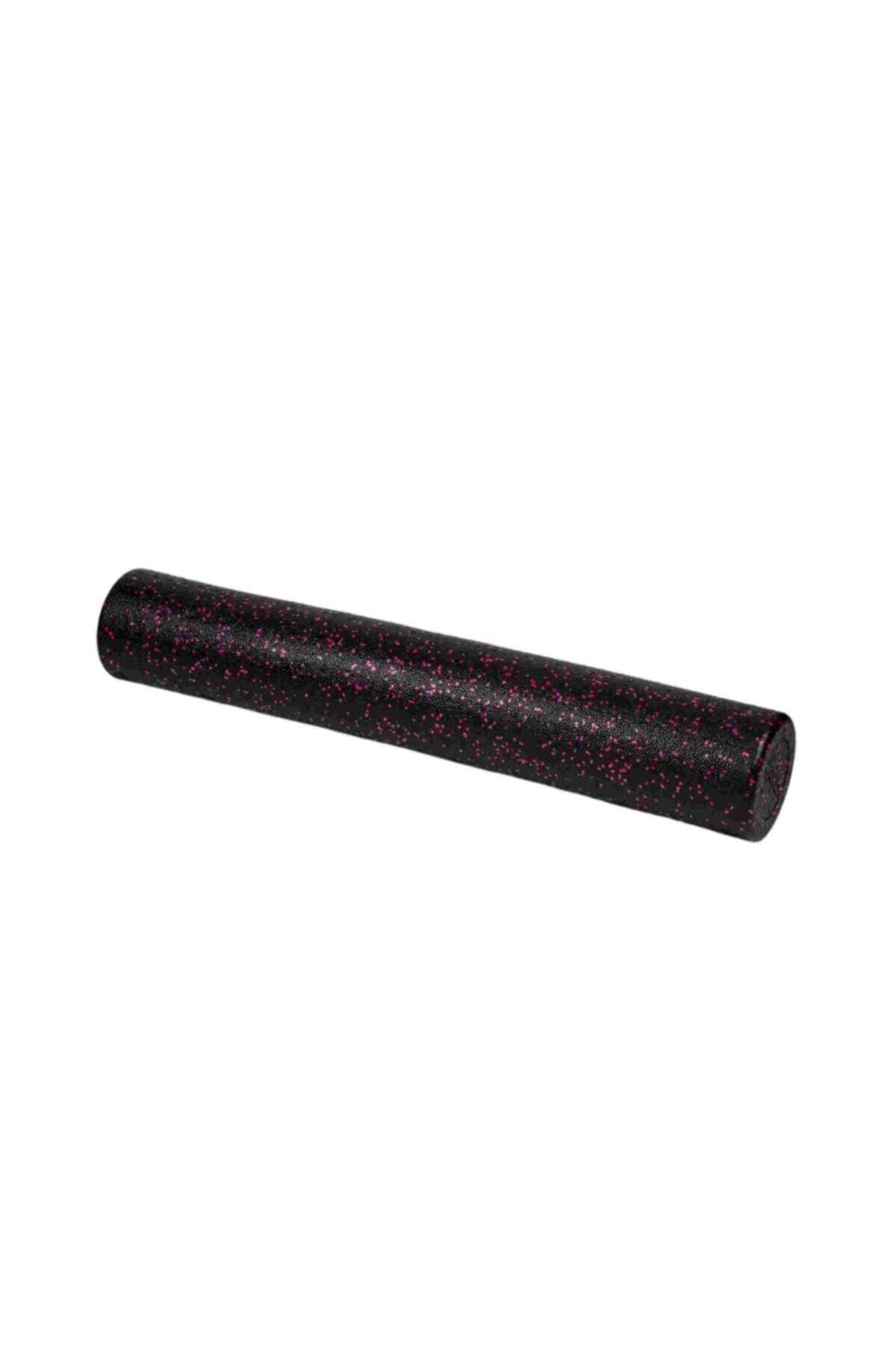 Actifoam Siyah-pembe Tırtıksız Pilates Silindiri Yoga Egzersiz Masaj Rulosu 90 Cm