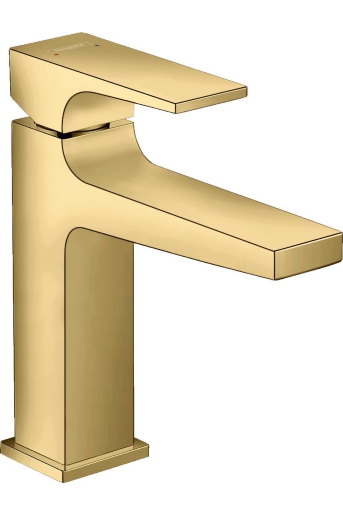 Hansgrohe Metropol Tek Kollu Lavabo Bataryası 110 Çubuk Volan Ve Bas-aç Gider Seti Ile Parlak Altın Optik - Hn