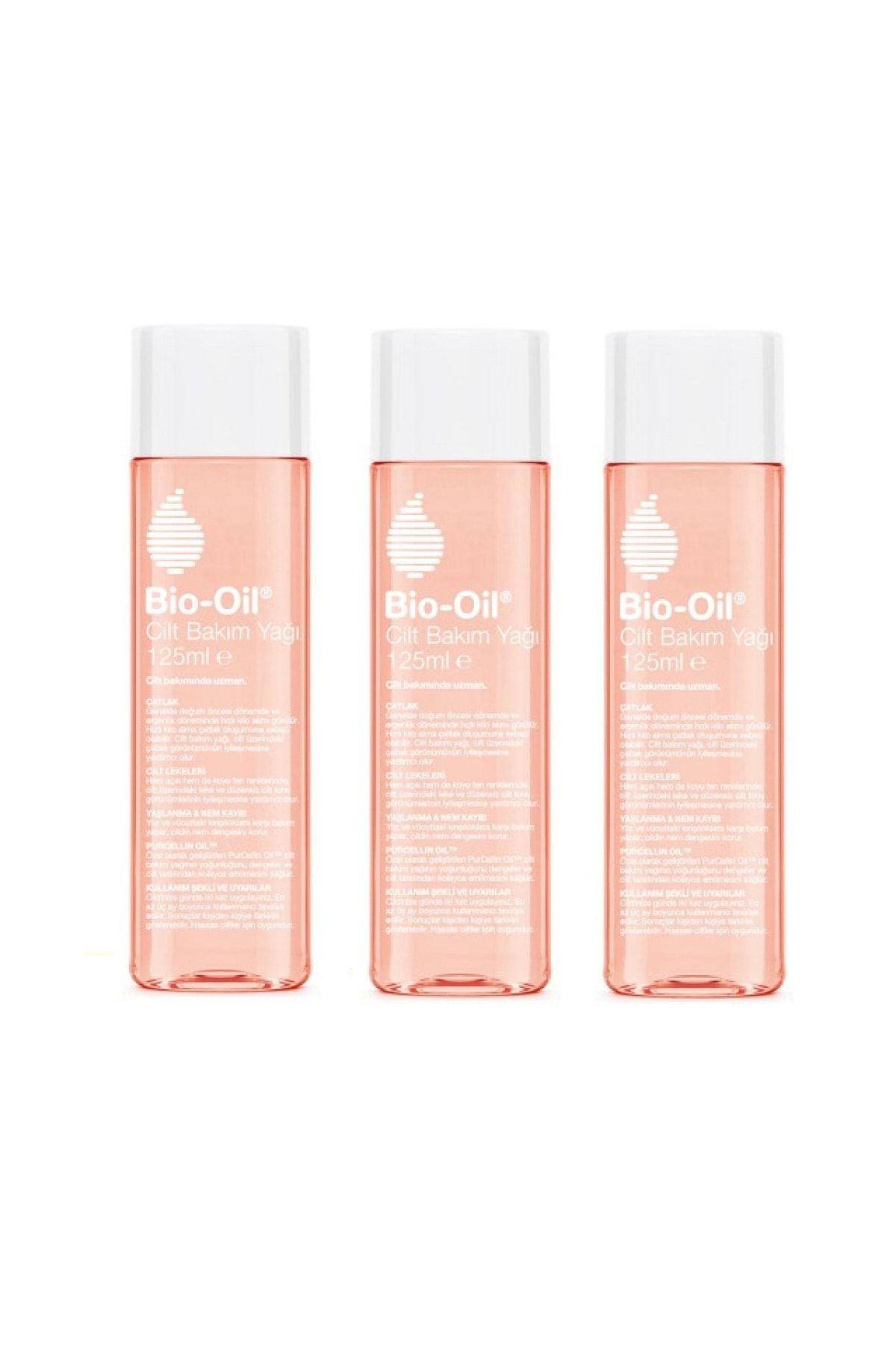 BioOil Çatlak Oluşumunu Önleyici Cilt Bakım Yağı 125 Ml X3 Adet