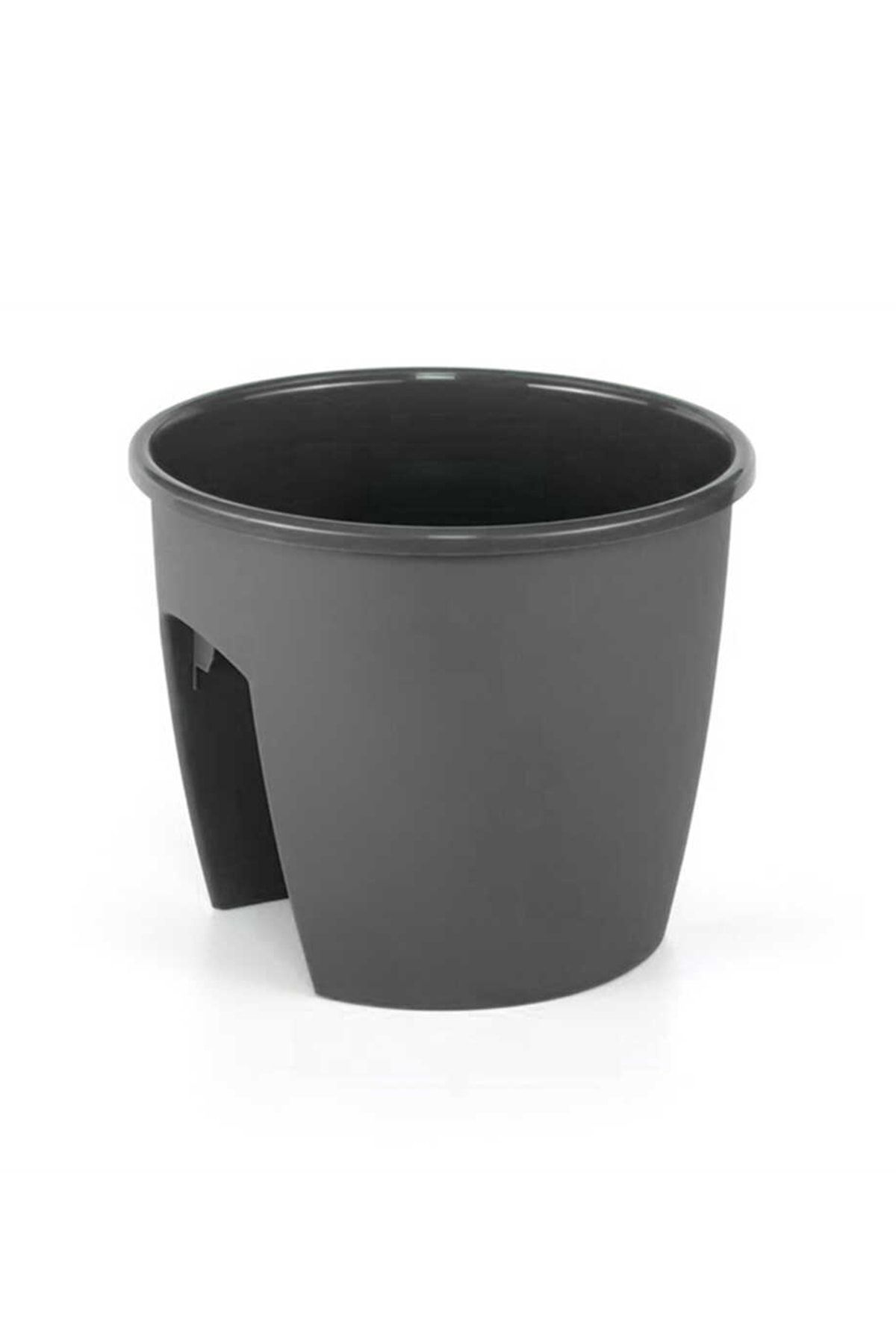SERİNOVA Sb01 Safir Balkon Saksısı 10 Litre Antrasit