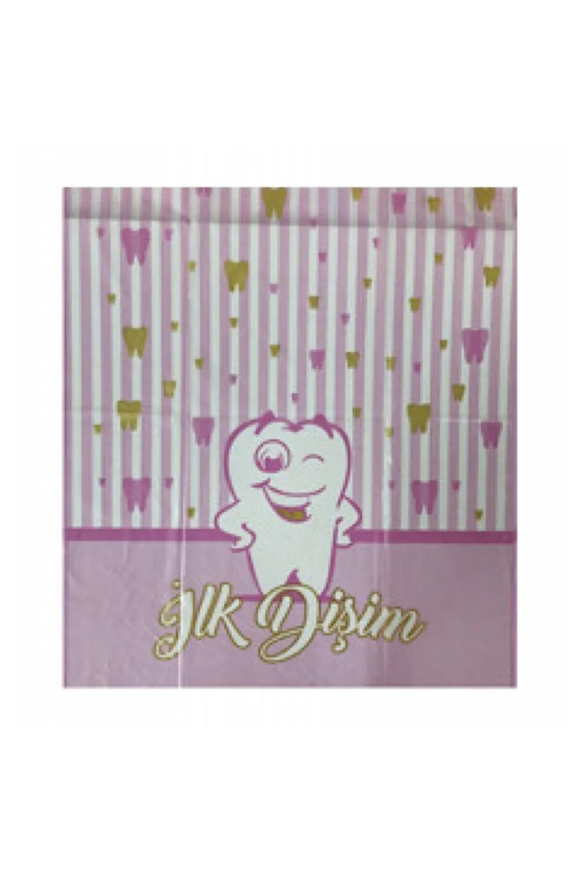 Hayaller Dükkanı MASA ÖRTÜSÜ İLK DİŞİM PEMBE 120X180 CM PK:1-