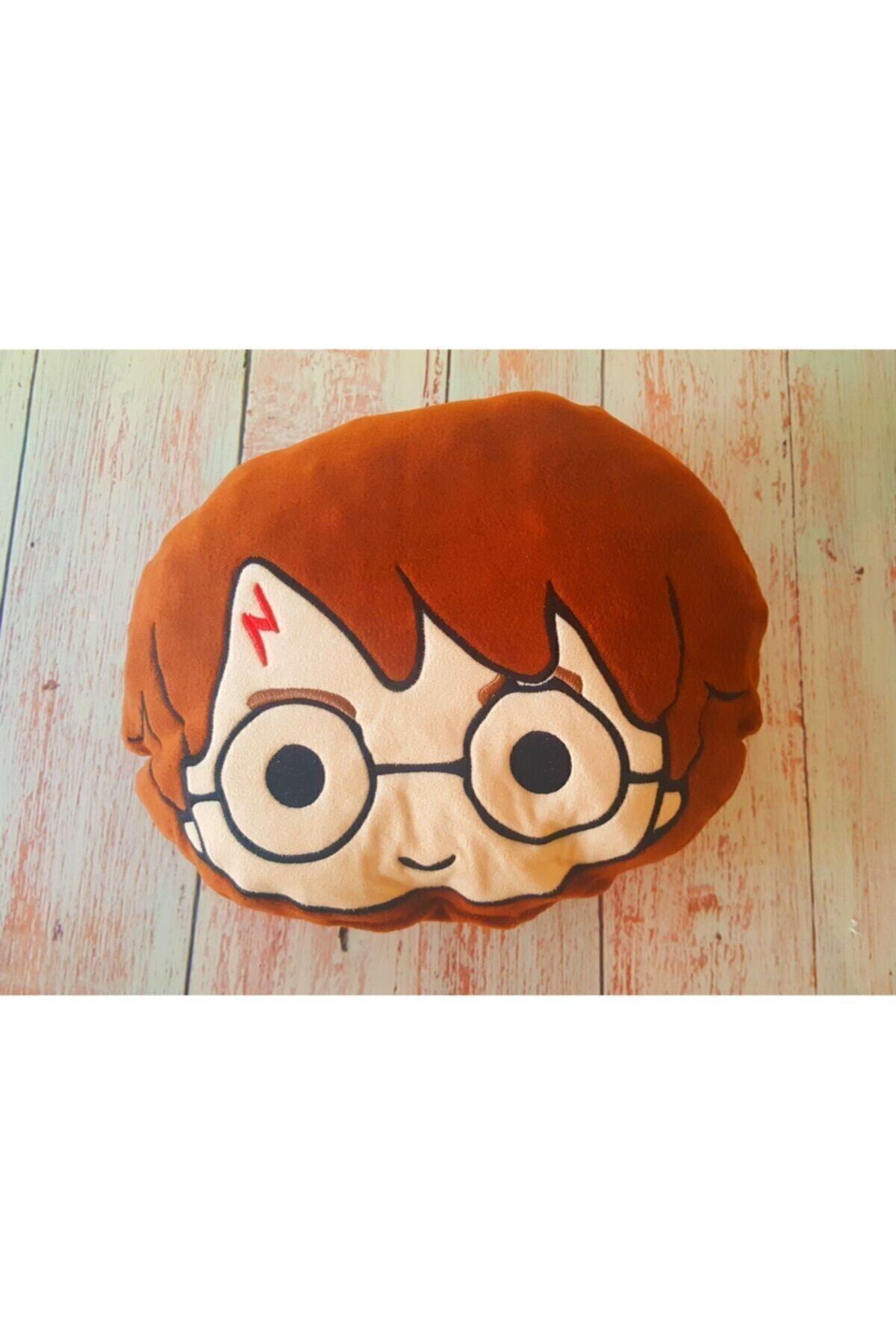 lina hediyelik Kahverengi Harry Potter Peluş Yastık