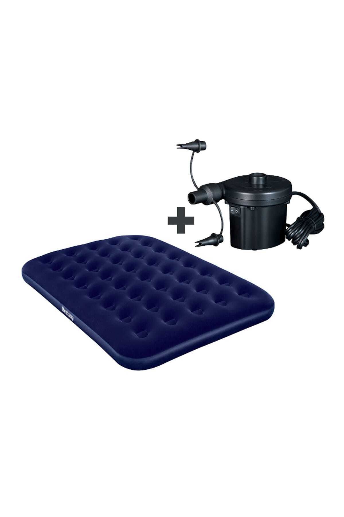 bestway cift kisilik sisme yatak araba cakmaklikli pompa hediye 191cm x 137cm x 22cm fiyati yorumlari trendyol