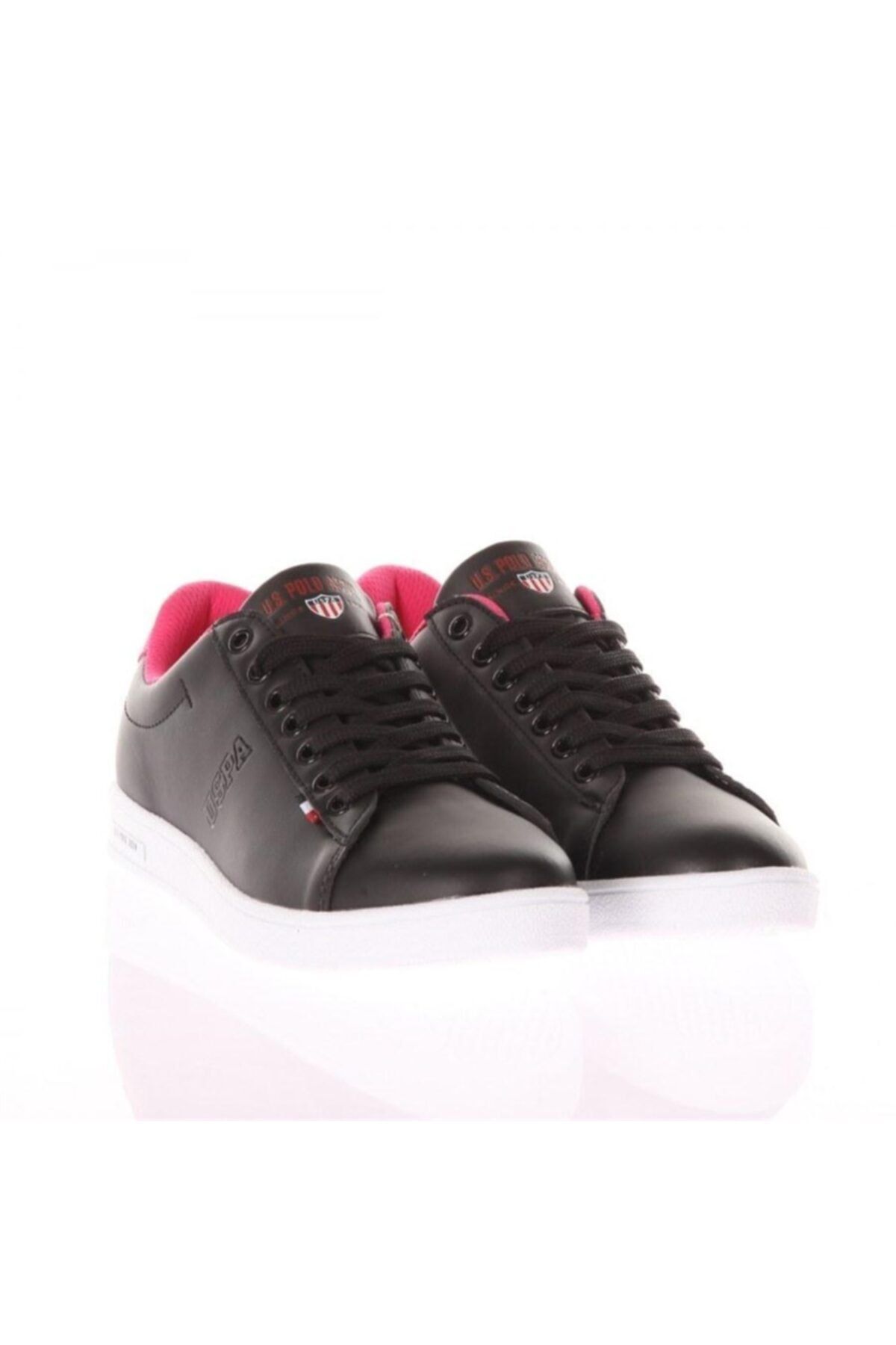 U.S. Polo Assn. Franco 100249591 Kadın Günlük Siyah-pembe Sneaker