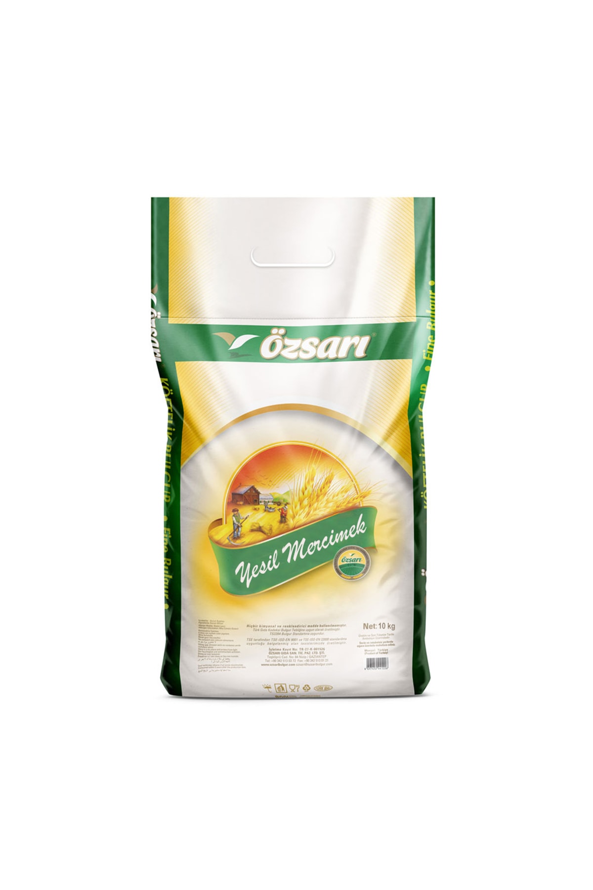 ÖZSARI Yeşil Mercimek 10 Kg