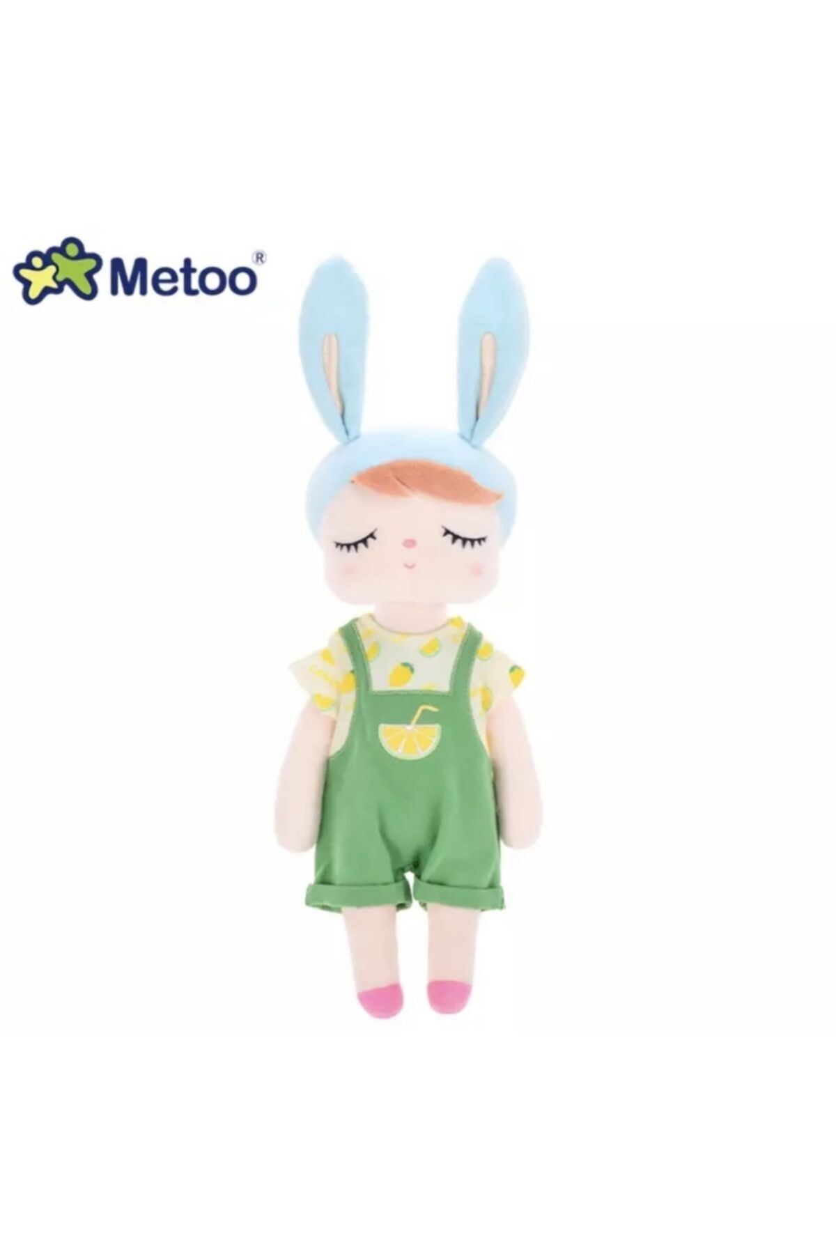 Metoo Doll Bebek Peluş Bebek Uyku Arkadaşı Yeşil Şortlu Limon