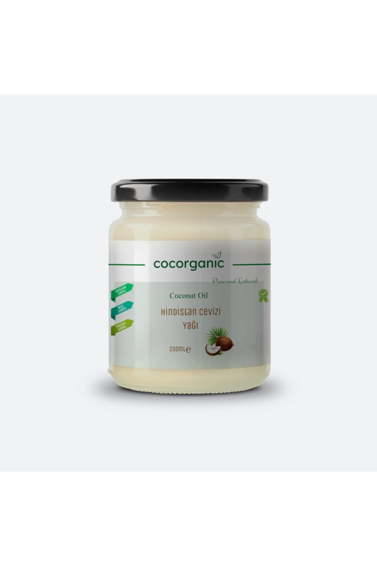 Cocorganic Organik Hindistan Cevizi Yağı 200 ml