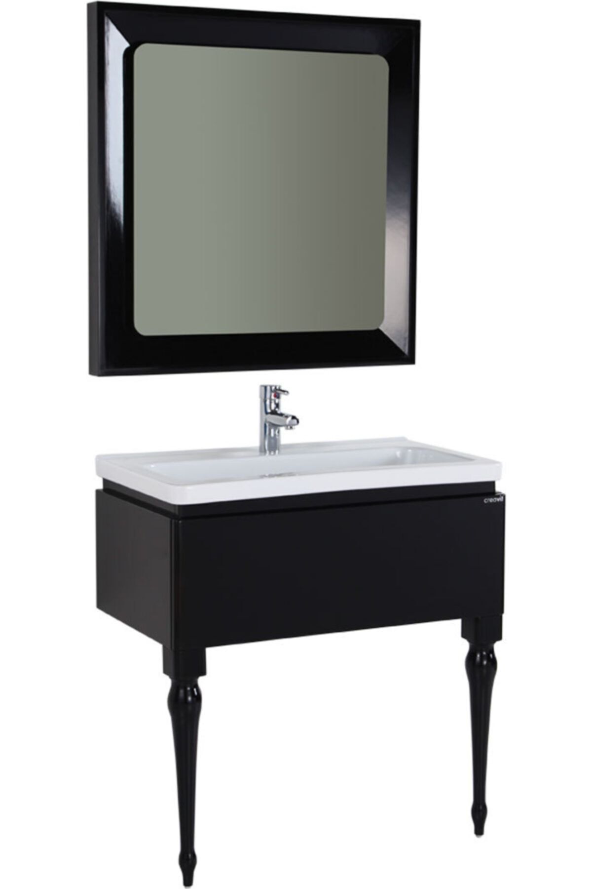 Creavit Art 80x45 Cm Banyo Dolabı Takımı