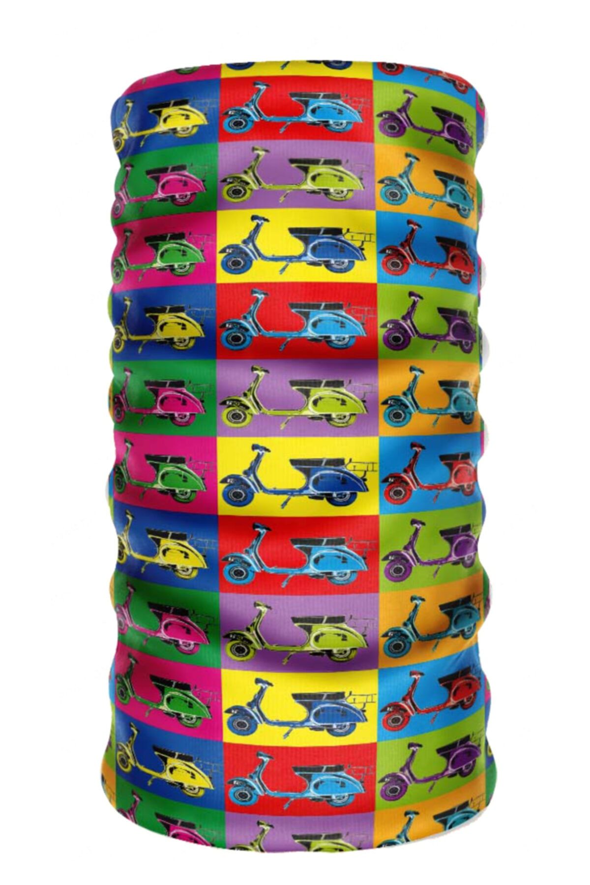 eTaktik Collar Vespa Color Buff Boyunluk Bandana Balaklava