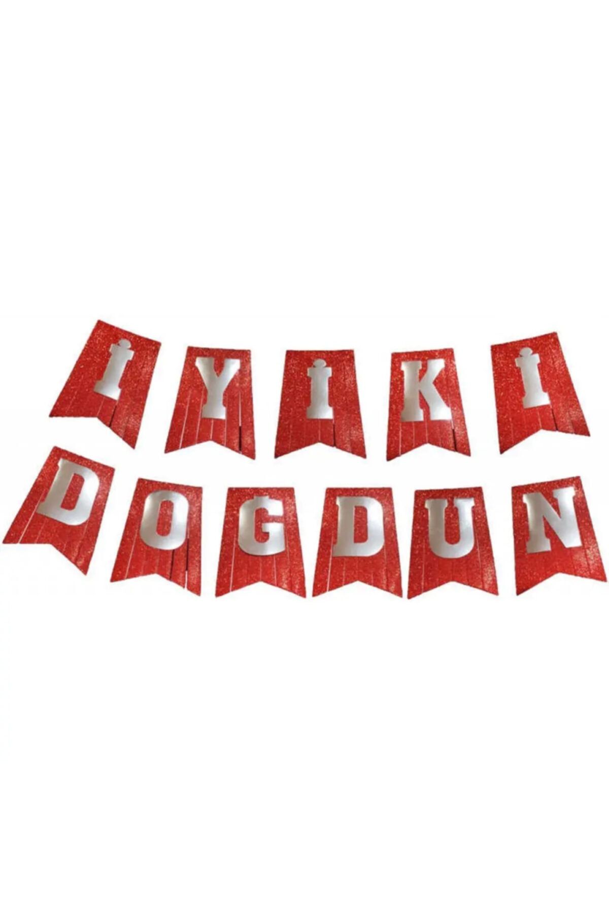 Hayaller Dükkanı Flama Iyiki Doğddun Evadan Kırmızı Pk:1-