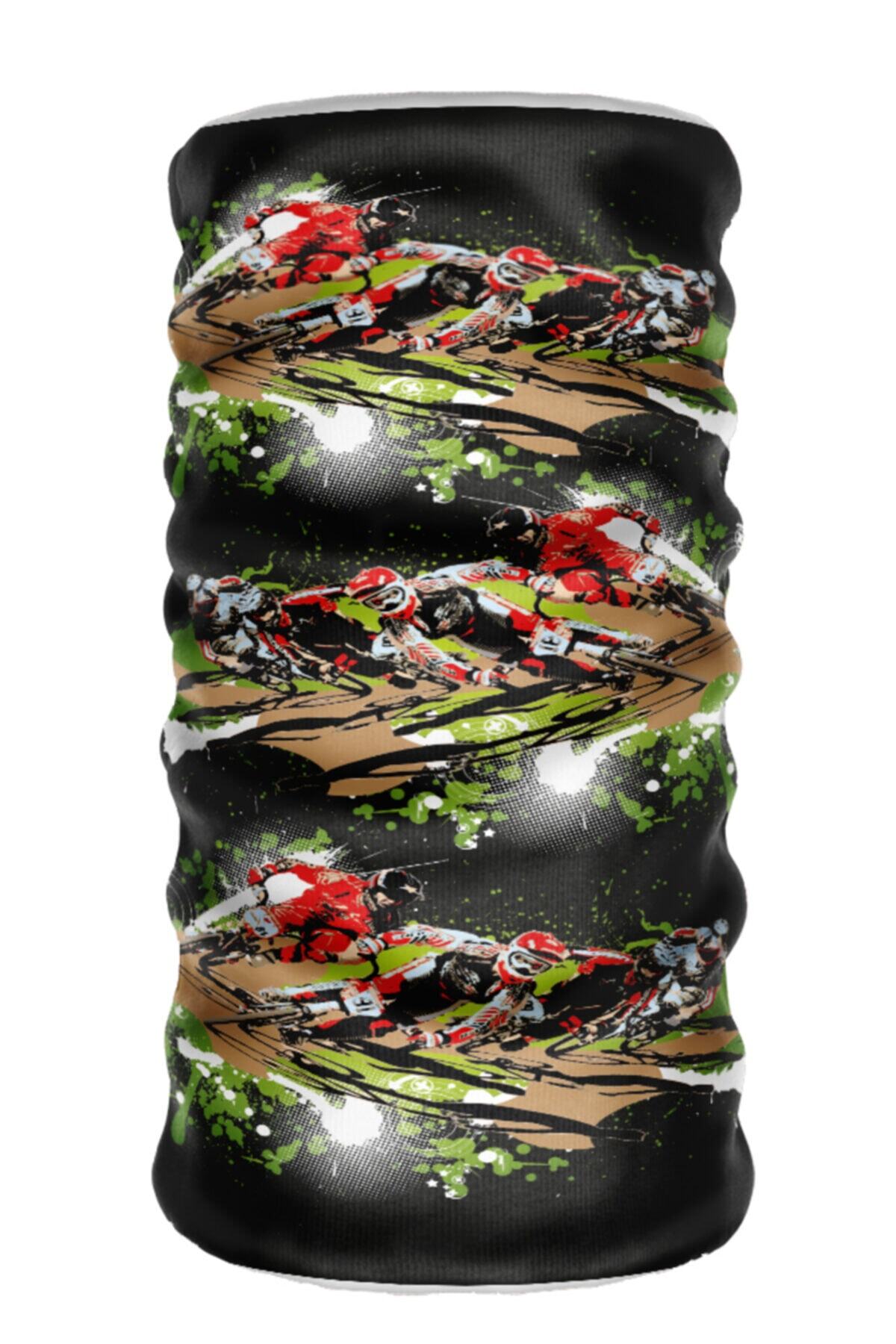 eTaktik Motocycle Desenli Boyunluk Bandana