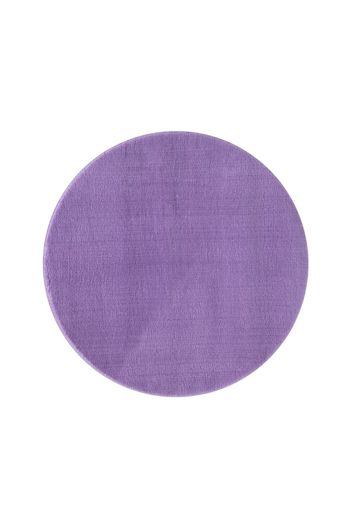 Şansel Home Lila Peluş Paspas 100x100