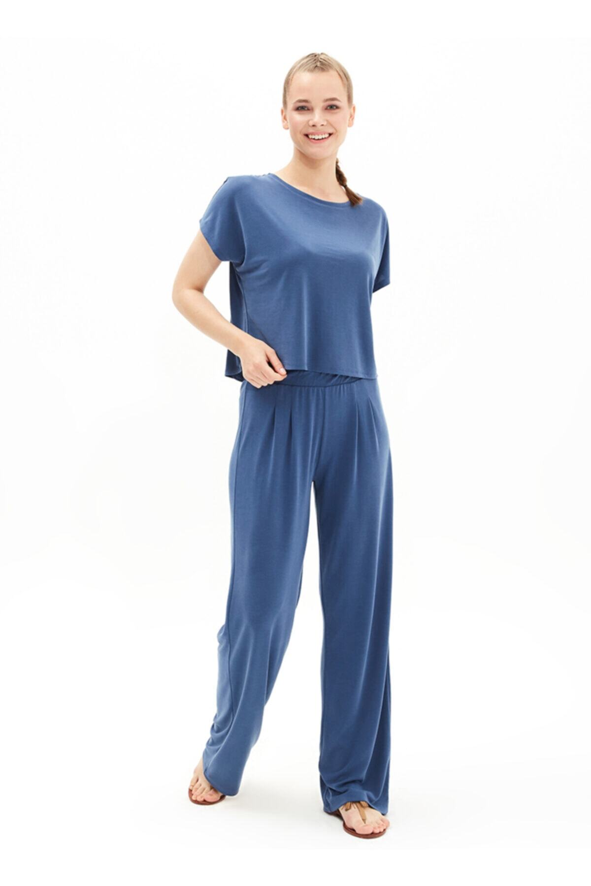 Blackspade Kadın Pijama Altı 50592 - Sancak Blue