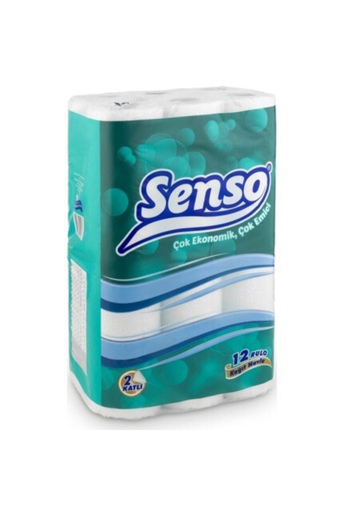 Senso 2 Katlı Kağıt Havlu 12 Rulo (kokusuz)