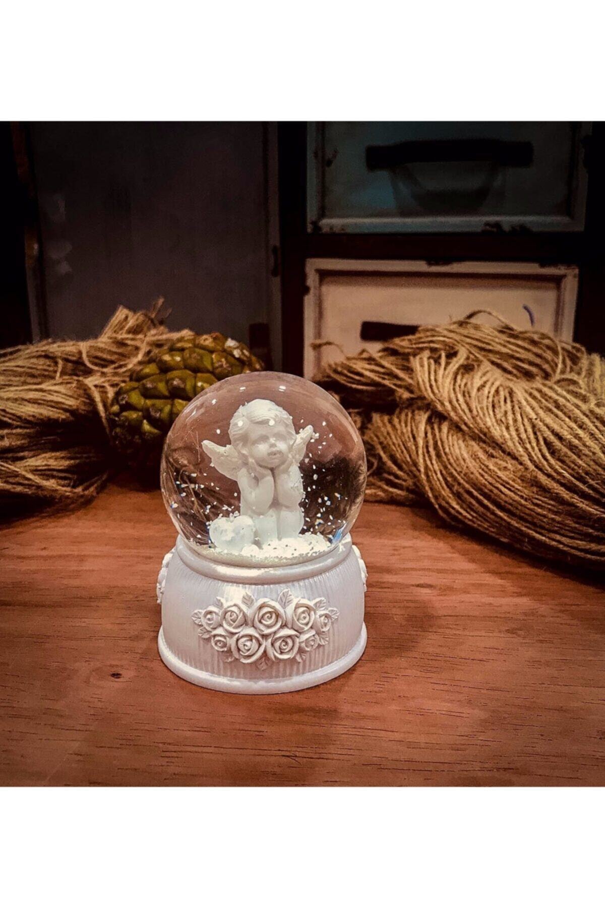 yar hediyelik Işıklı Melek Kar Küresi