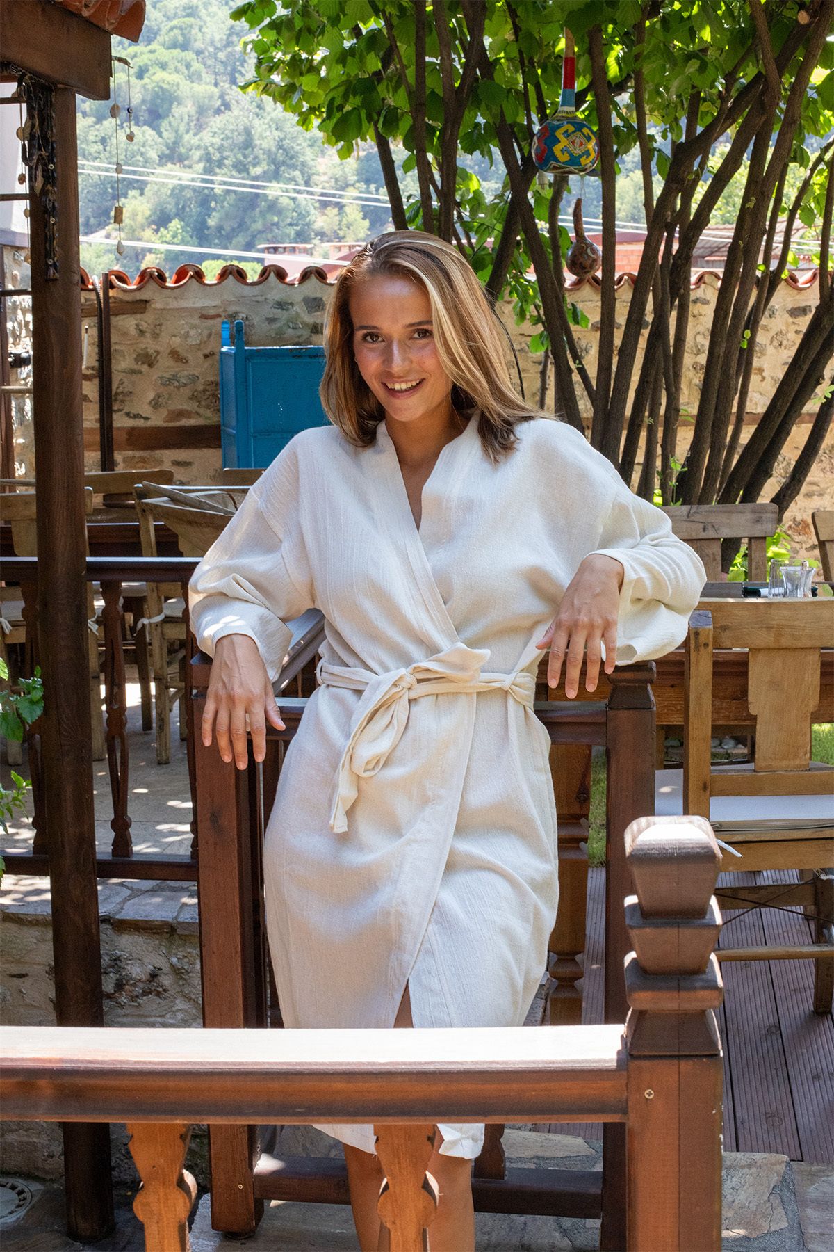 Plain kimono robe online