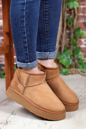 Pierre Cardın 52709 UG Kısa Süet Kürklü Spor Kadın Bot Image 0