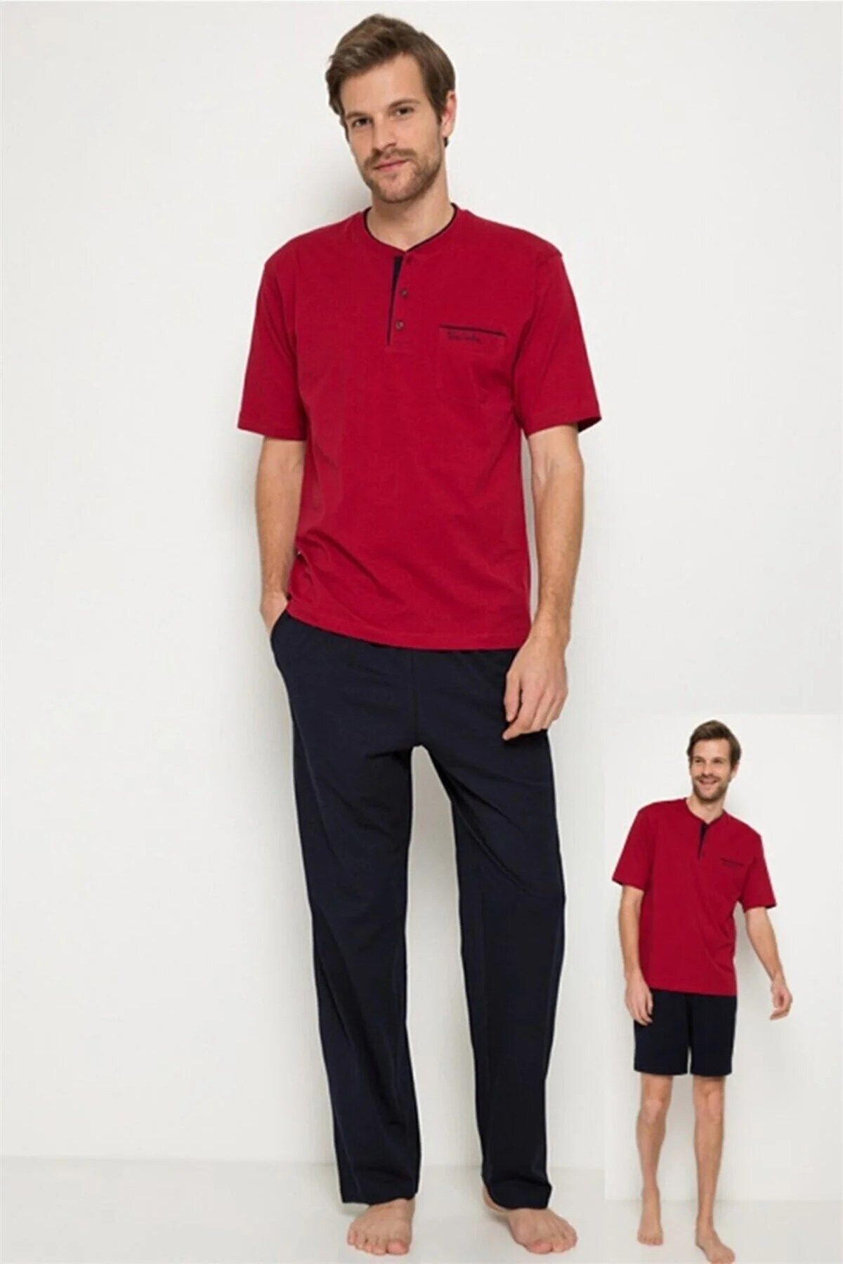 Pierre Cardin 5pcs Boxed Men s Dowry Package Pajama Set Shorts