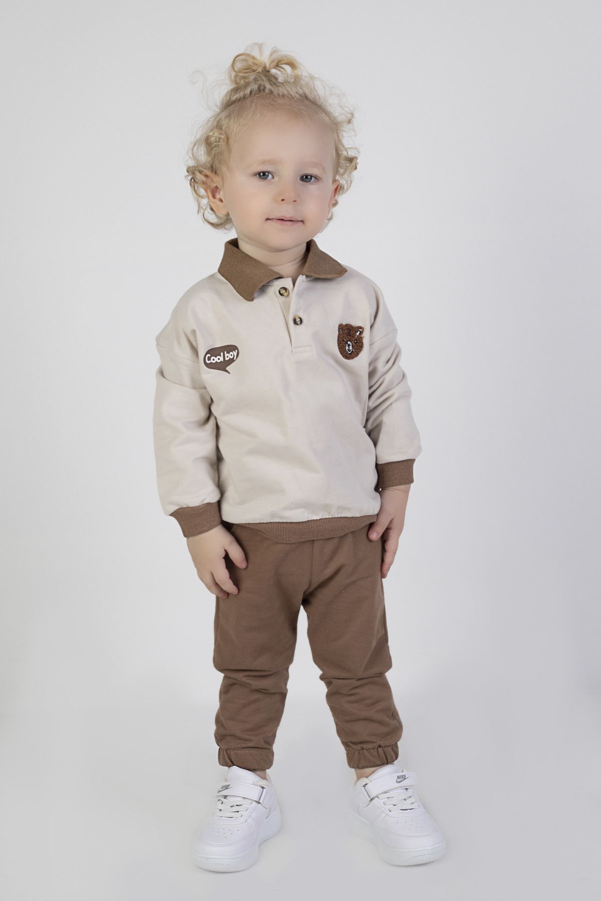 Baby boy deals khaki tracksuit