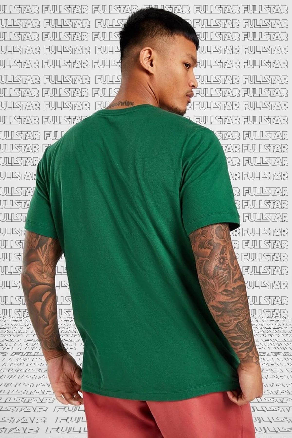 Nike Sportswear Cotton Unisex Tee Green 100 Cotton Dark Green