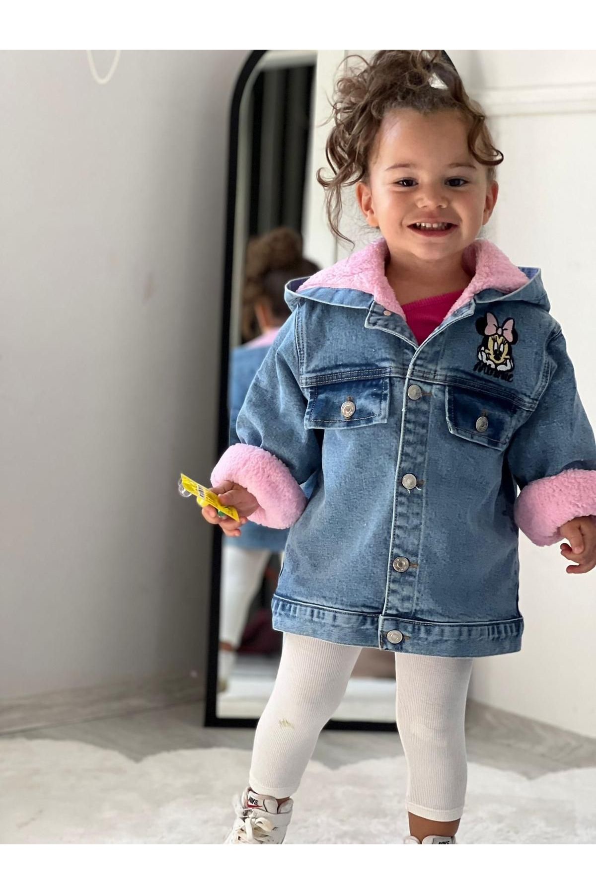 Hooded denim jacket kids online