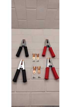 Akü Takviye Kablo Maşası 1. Kalite 4lü Set (Yarım Bakır ) Image 0