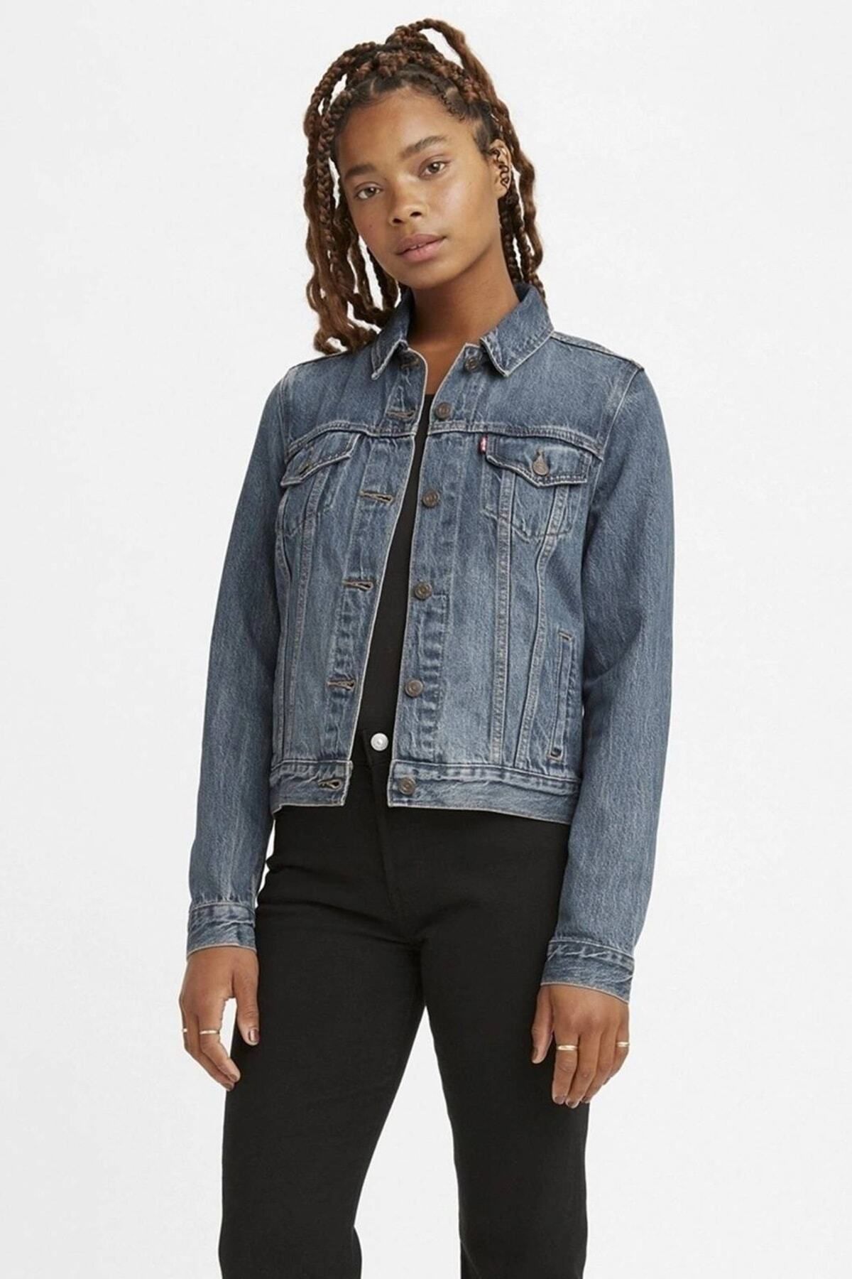 Levi s Women s Indigo Jacket Model Code A635700000 Trendyol