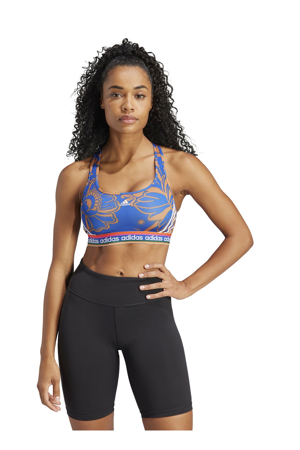 adidas Sports Bra, M, Blue - Trendyol