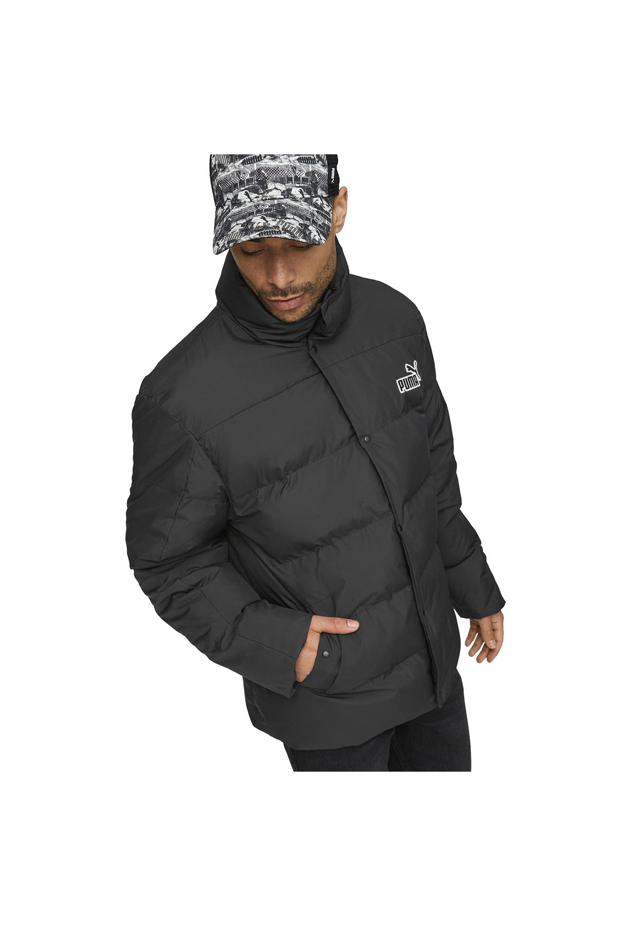 Winterjacket - Trendyol - Black fit Sports - Puma Regular