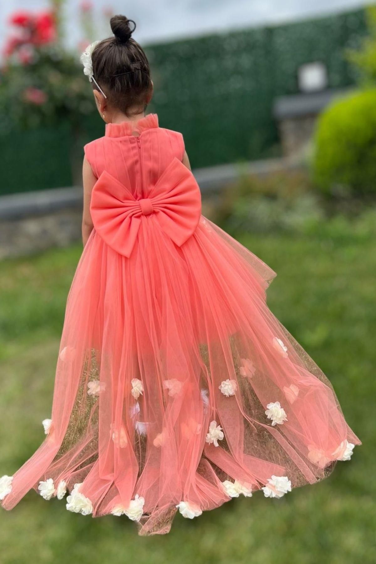 Coral occasion dress sale