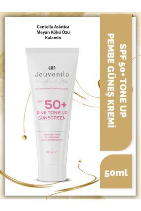 SPF 50+ Pembe Güneş Kremi - Renk Tonu Eşitleyici (Centella Asiatica, Meyan Kökü Özü, Kalamin) Image 0