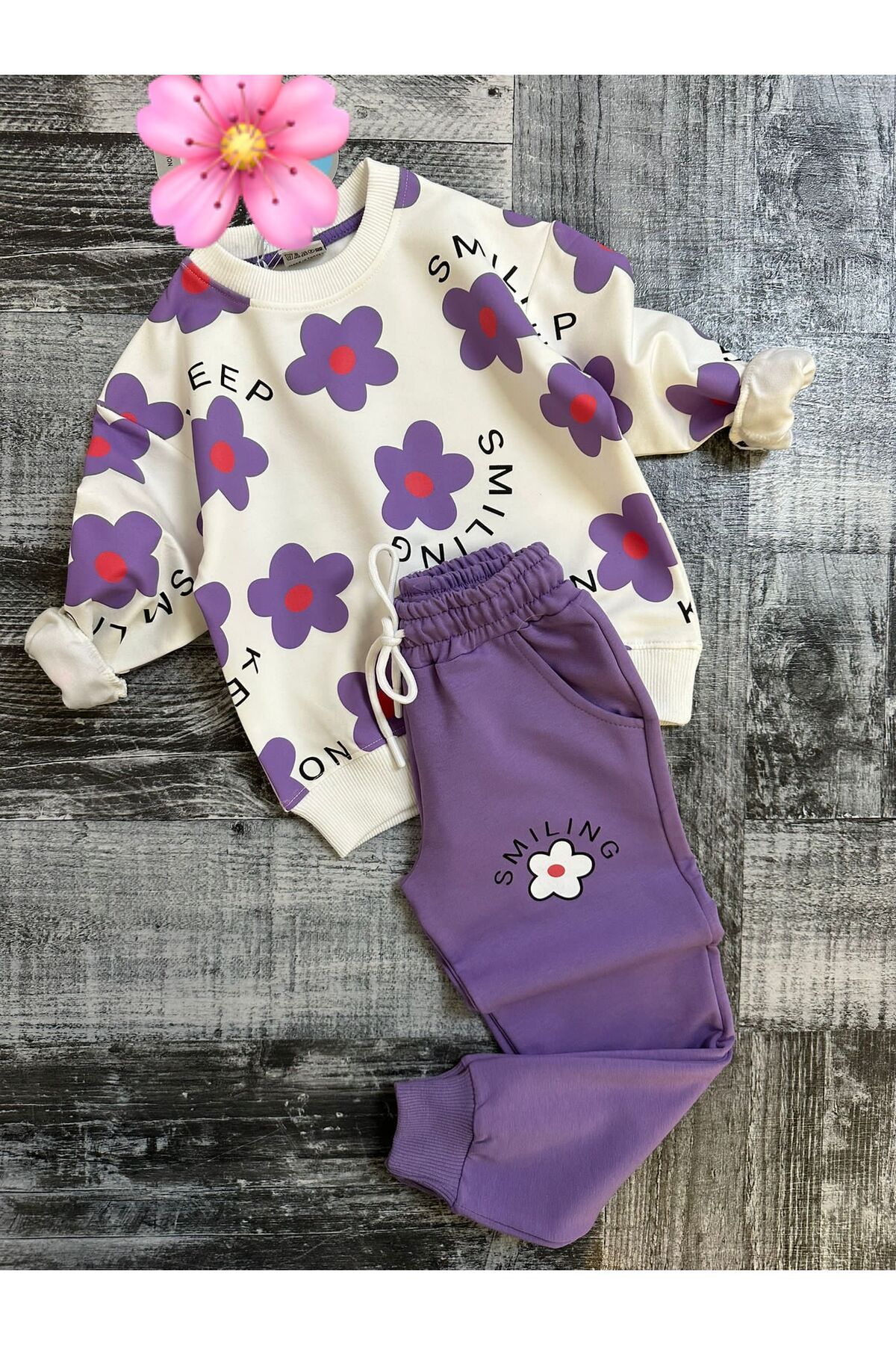 Girls floral tracksuit shop