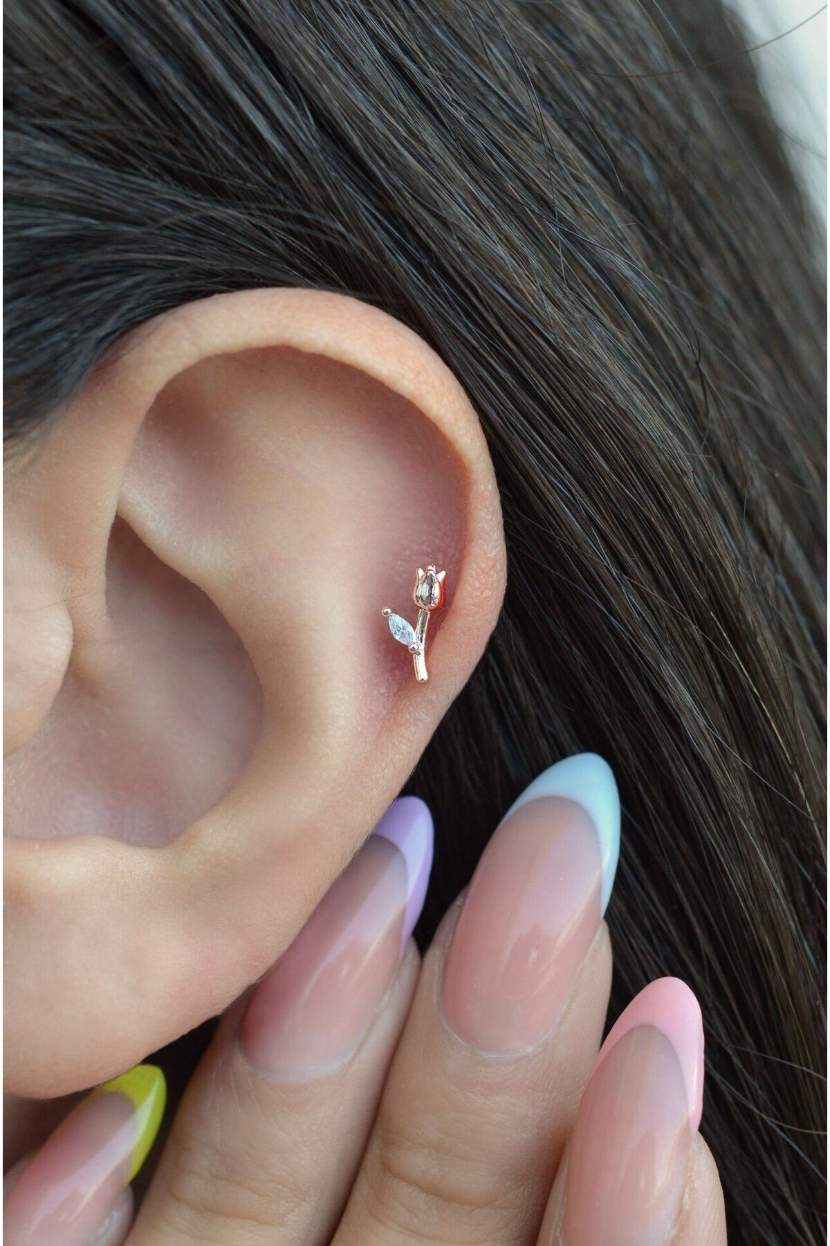 Helix piercing rose best sale
