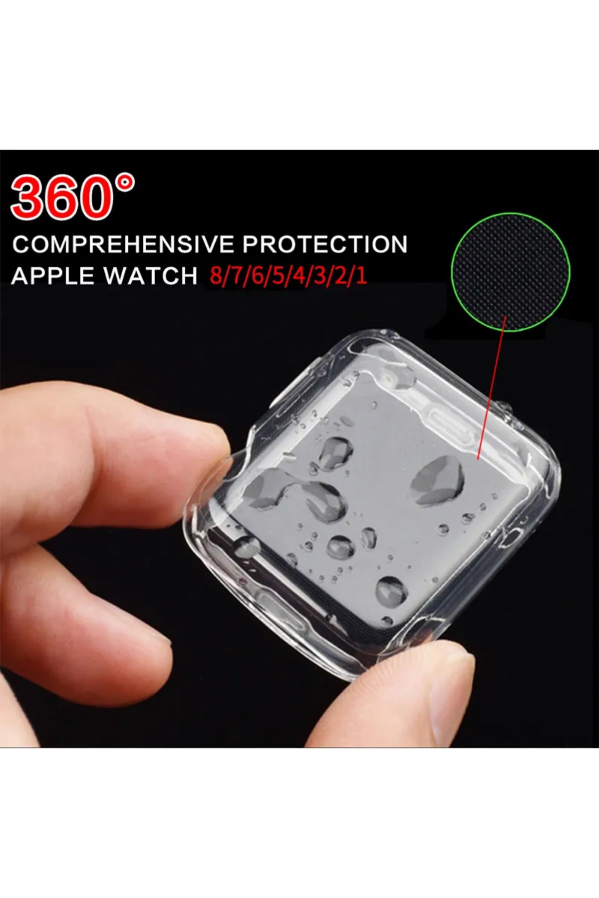 Apple watch 3 42mm case with on sale screen protector