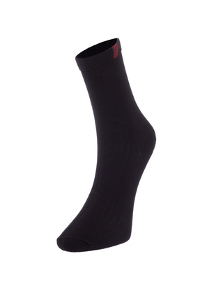 Çok Renkli Pamuk 8'li Paket Dokulu Renk Bloklu Soket-Uzun Çorap TMNAW24CO00019 Image 7